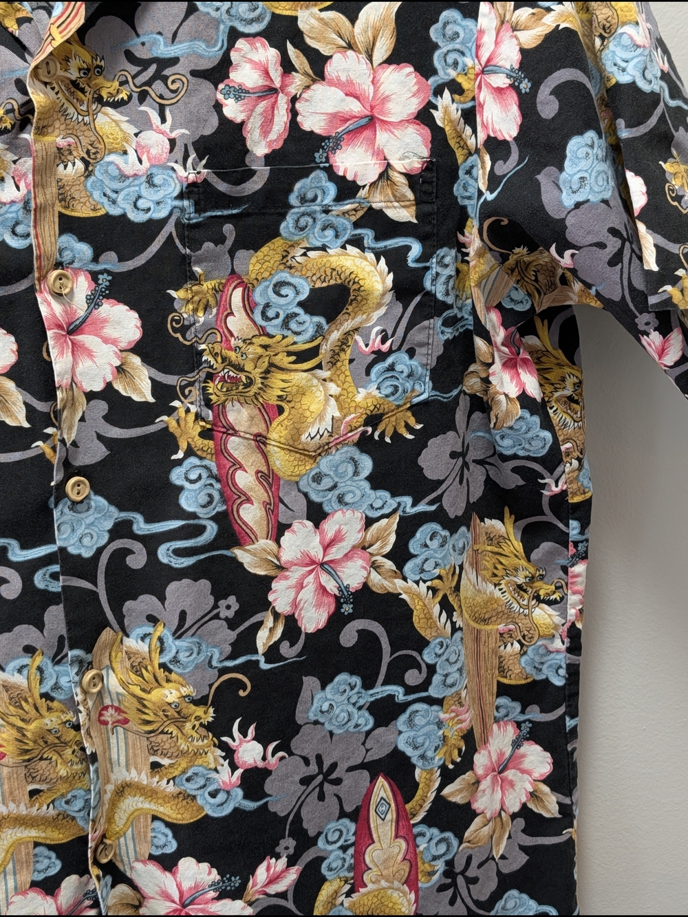 Vtg RJC Hawaii Button Up - Picture 3 of 5